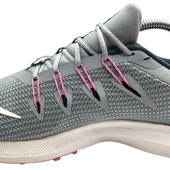 Nike Downshifter 8 Running Shoes Women’s 9.5 Gray Pink Lightweight Athleisure - Picture 10 of 16
